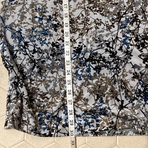 J Jill lightweight v-neck pullover shirt soft velvet top size LP Large Petite - Picture 12 of 12